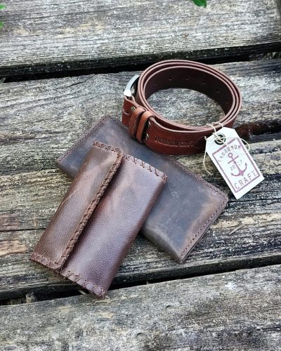 Komplet novčanik, torbica za duvan, kaiš